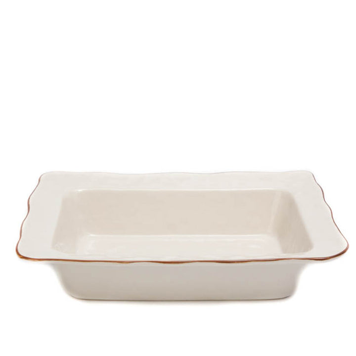 Cantaria Medium Rectangular Baker in White