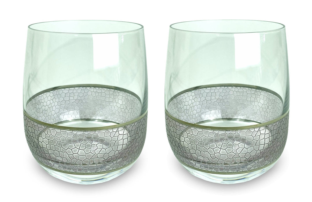 Panthera Platinum Glassware Collection (Sold in Sets of 2)