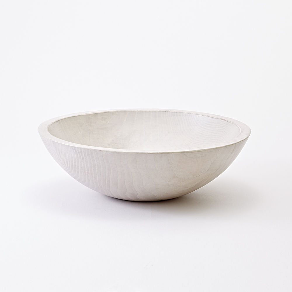 Wood Serving Bowl (2 Sizes and Colors Available)