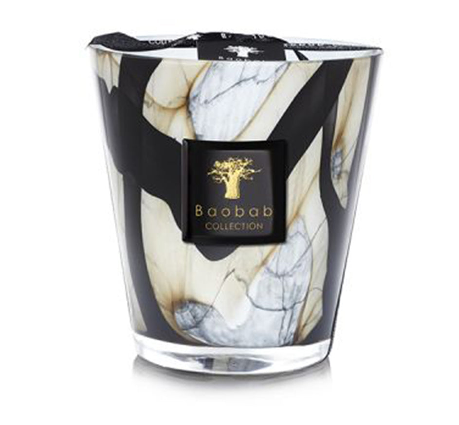 Stones Candle In Marble (Available In 2 Sizes)
