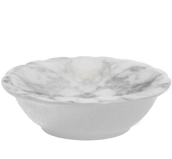 White Marble Acrylic Dip Bowls - Set of 4