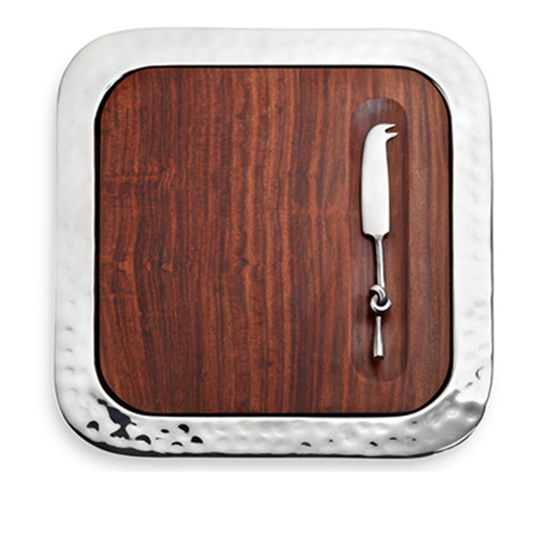Sierra Rosewood Tray with Cheese Knife