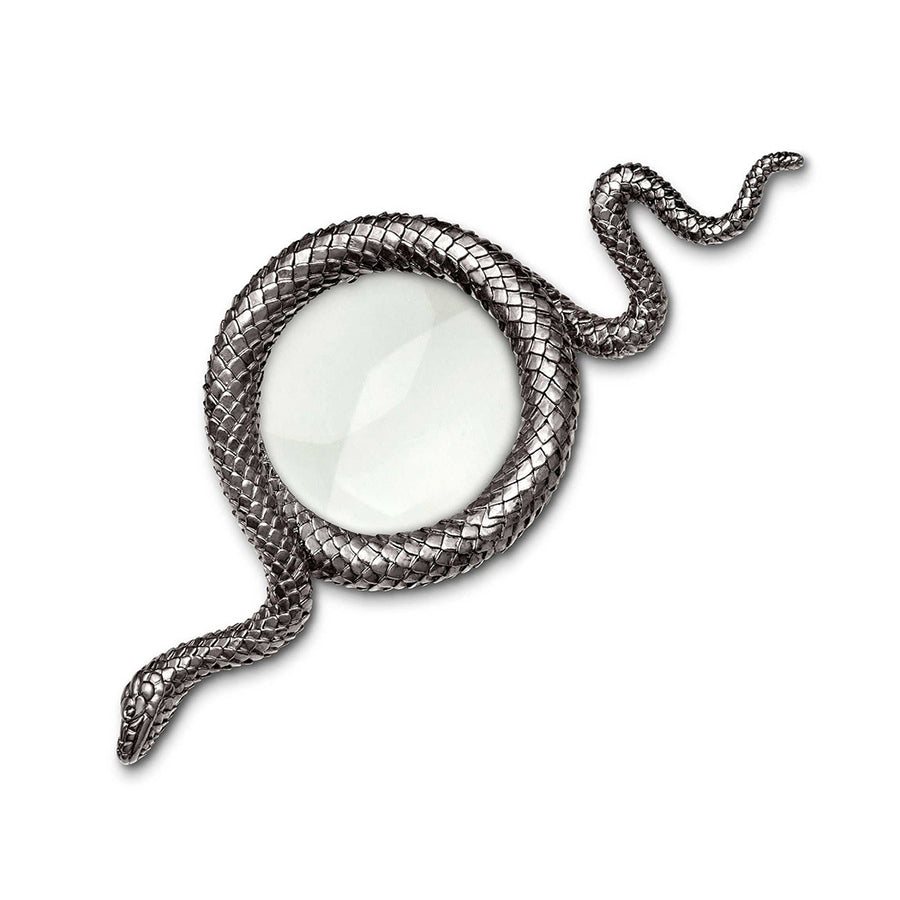 Snake Magnifying Glass Platinum in Large