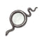 Snake Magnifying Glass Platinum in Large