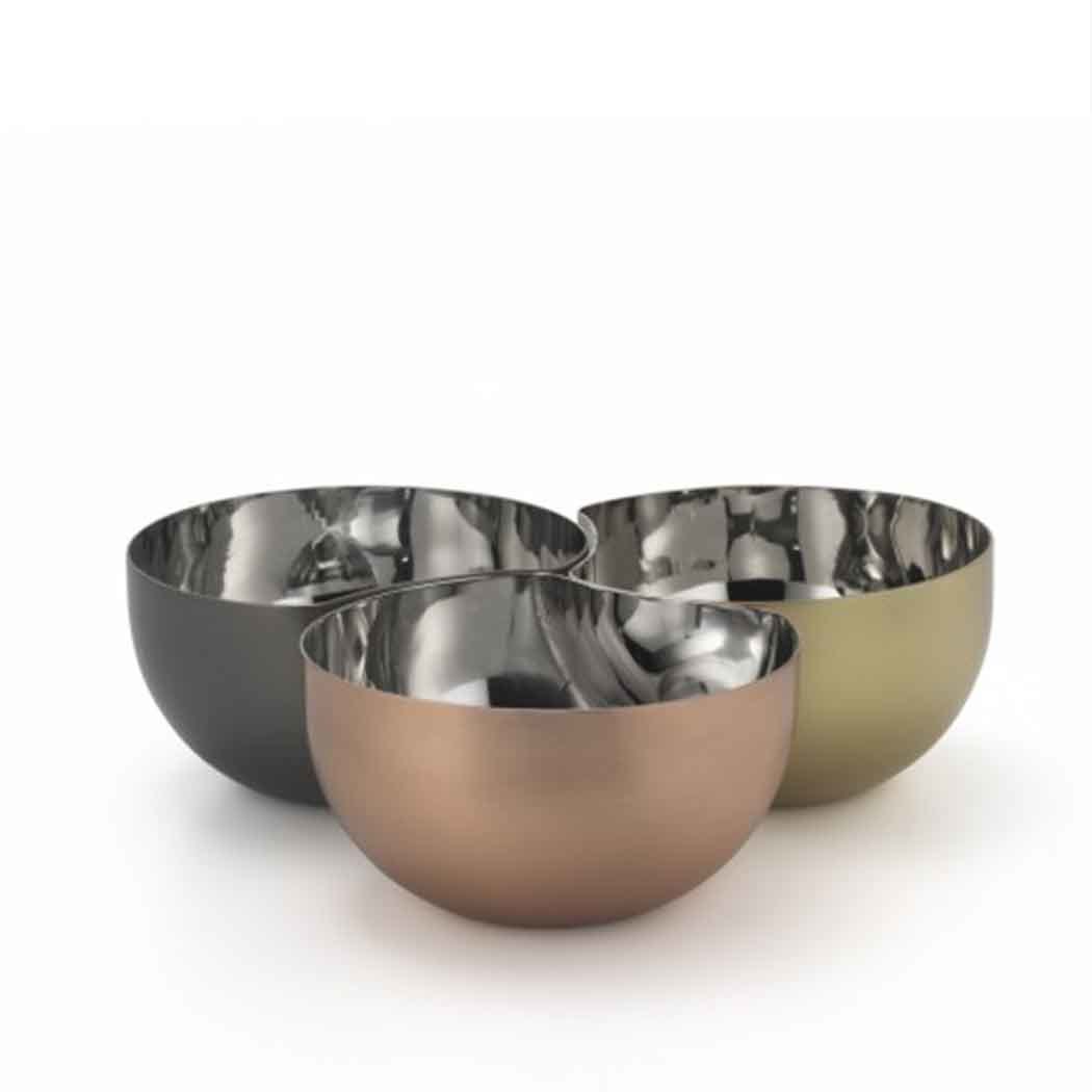 Arroyo 3-Color Interlocking Bowls