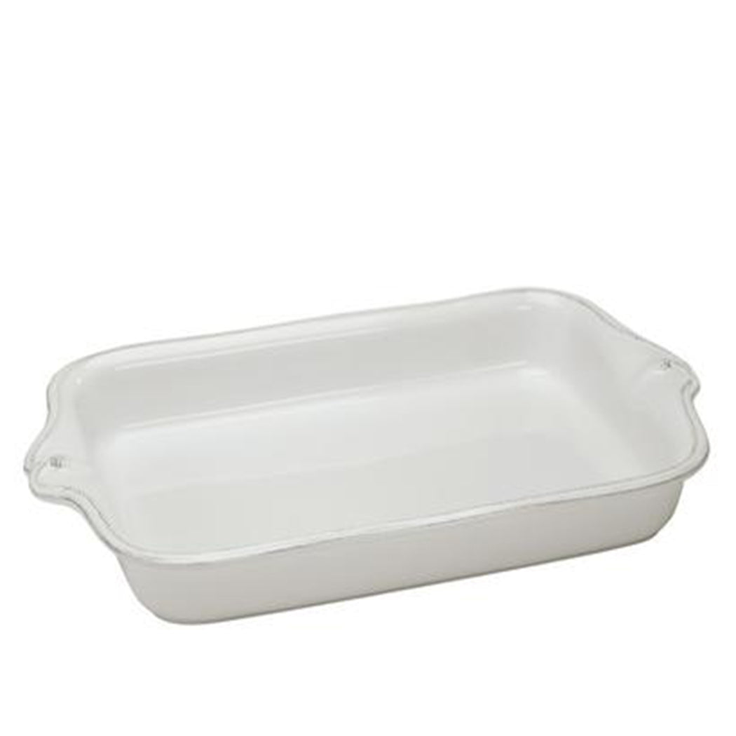 Berry & Thread Whitewash Rectangular Baker