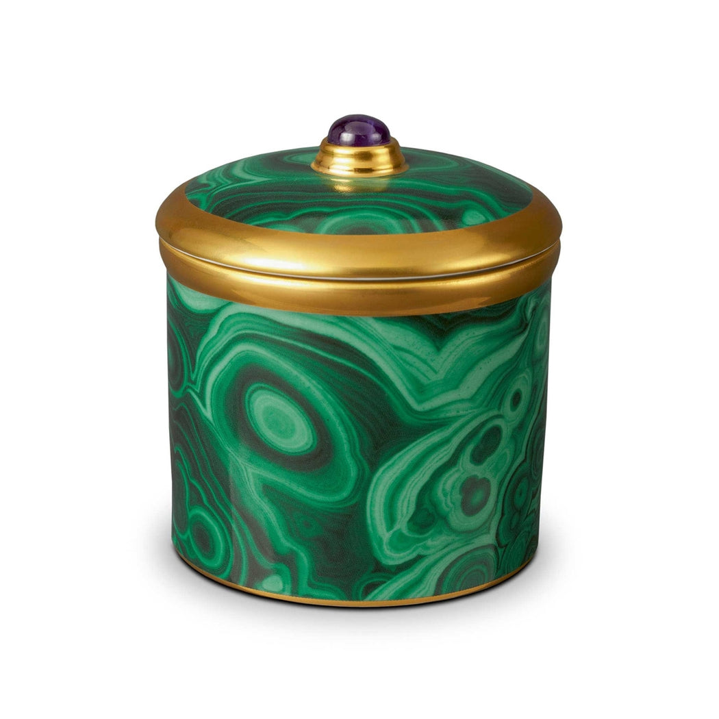 Malachite Candle