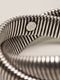Cobra Twist Bracelet in Antique Silver