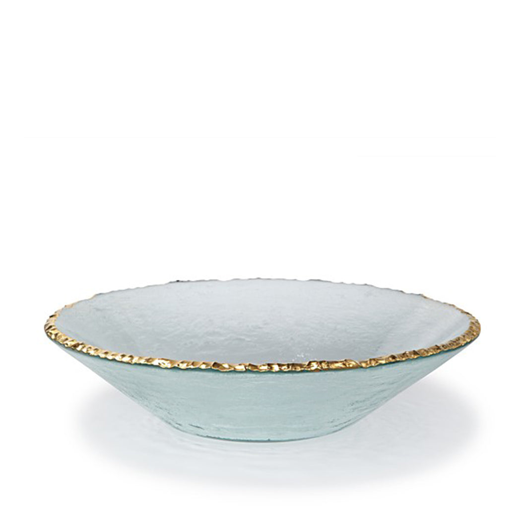 Edgey Round Bowl Gold