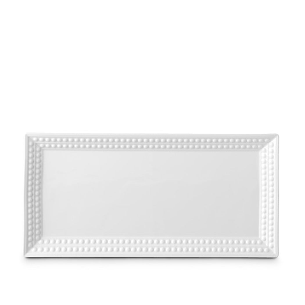 Perlee White Rectangle Platter