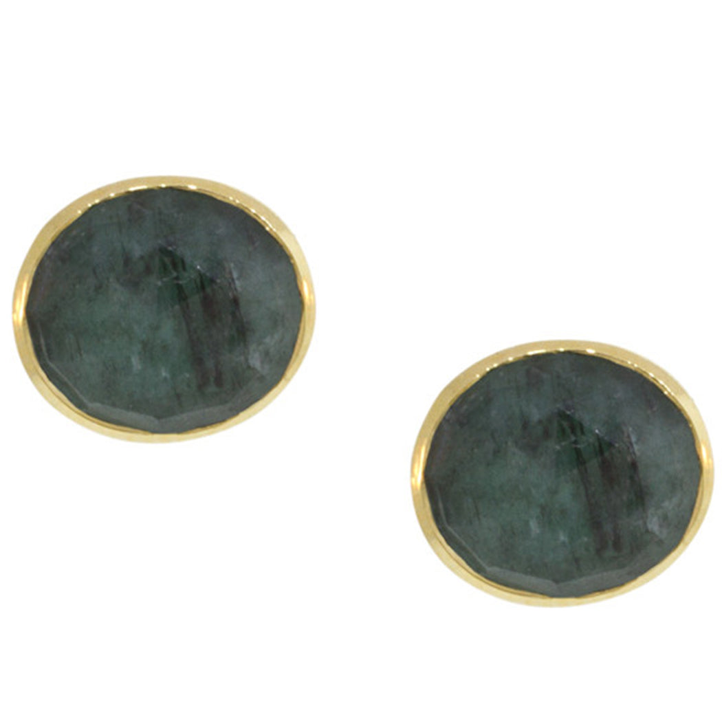 Emerald Green Studs