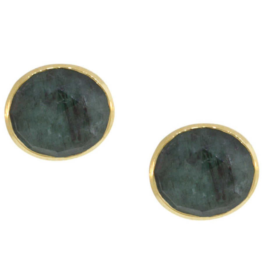 Emerald Green Studs