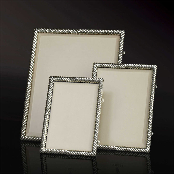 Deco Twist Frame Platinum 8x10