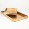 Luxe Leaf Rectangle Tray Large