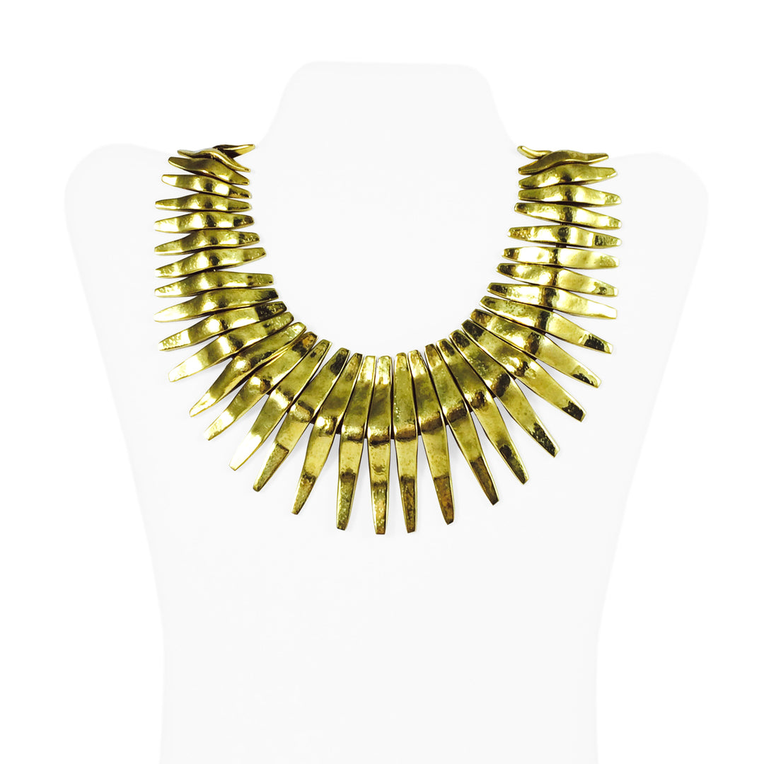 Spiked Waves Necklace