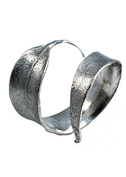 Eucalyptus Napkin Ring in Silver