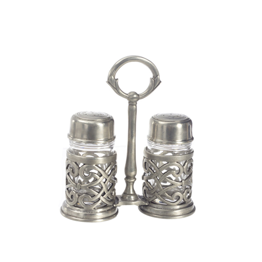 Cutwork Salt & Pepper with Caddy