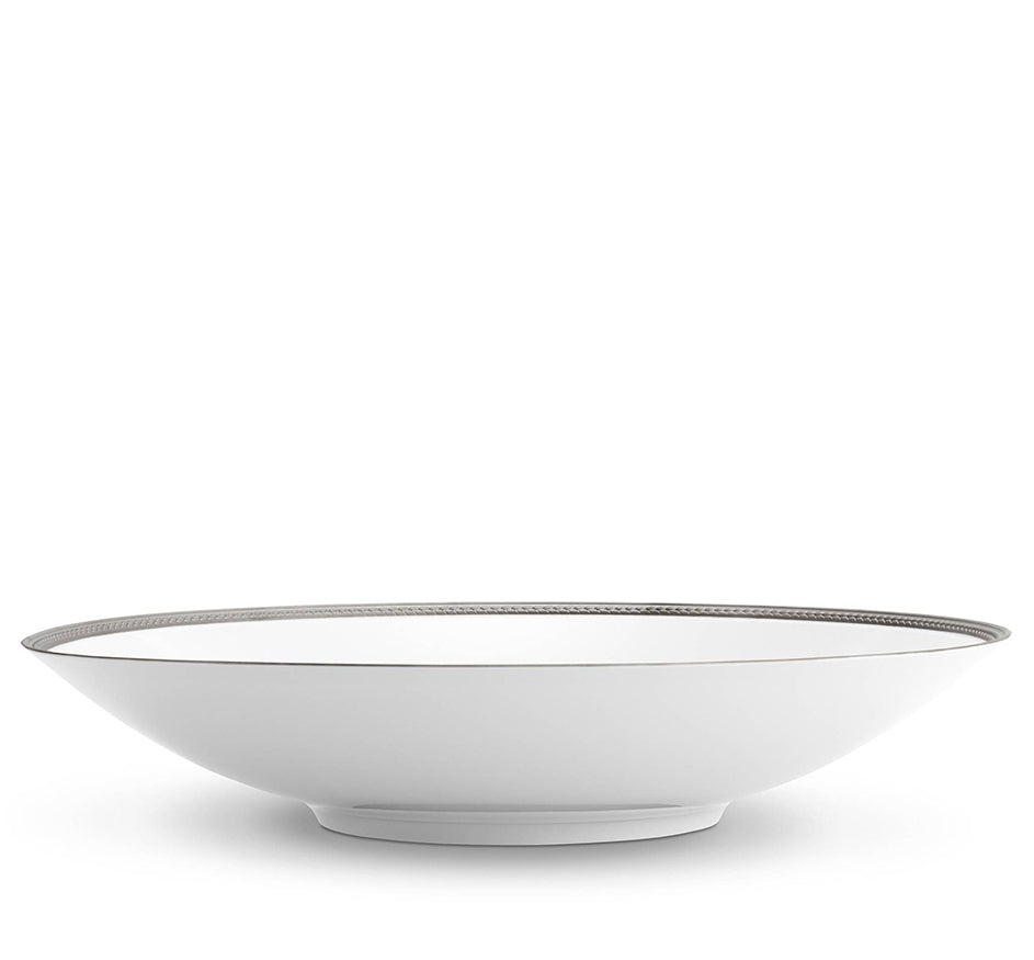 Soie Tressee Large Coupe Bowl In Platinum