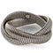 Cobra Twist Bracelet in Antique Silver