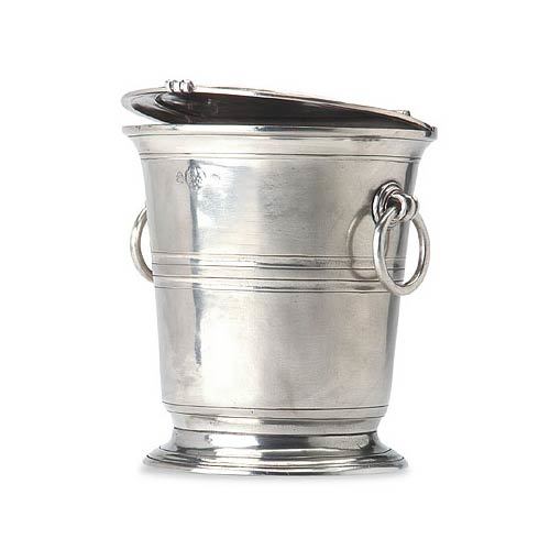 Lidded Pewter Ice Bucket