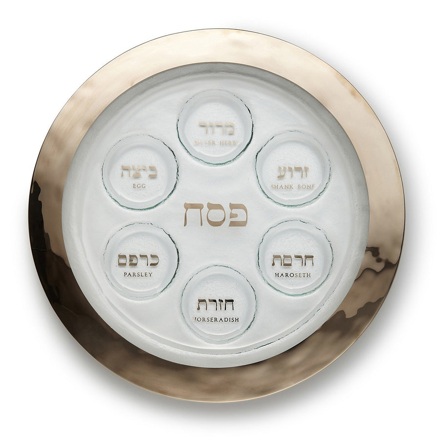 Seder Plate in Platinum