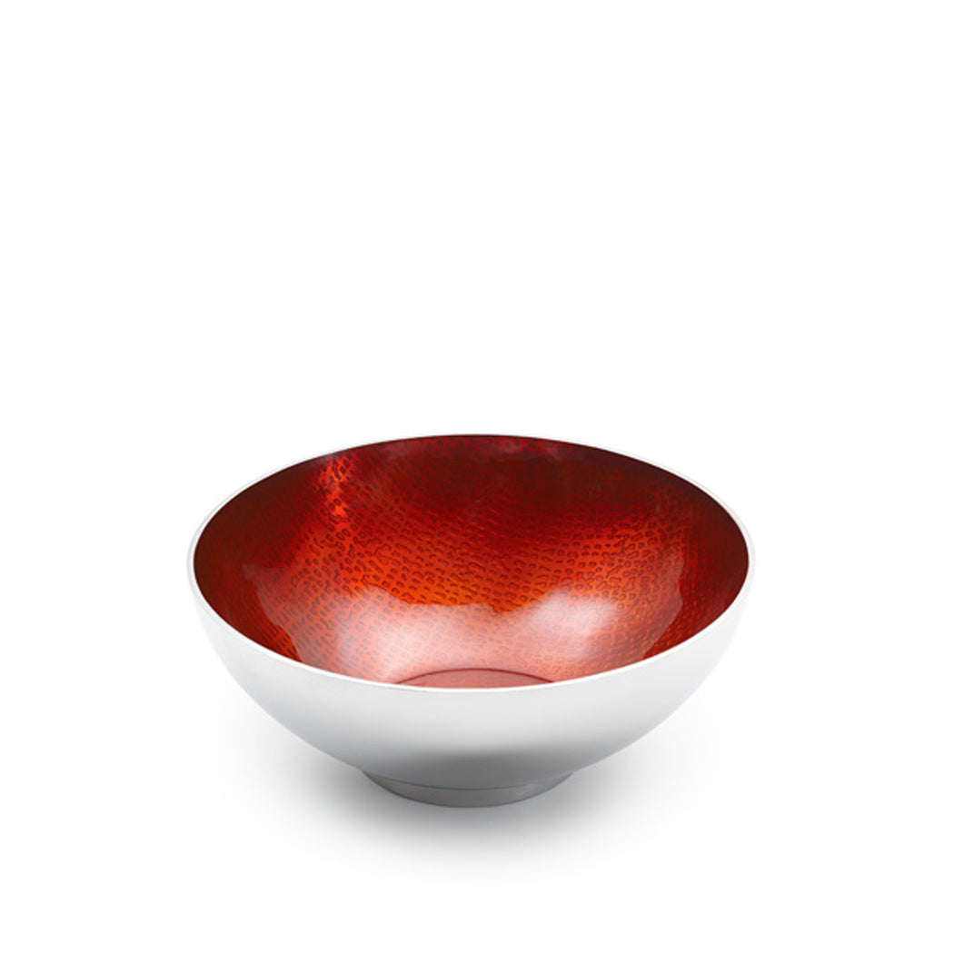 Symphony Enamel Dish Ruby Red