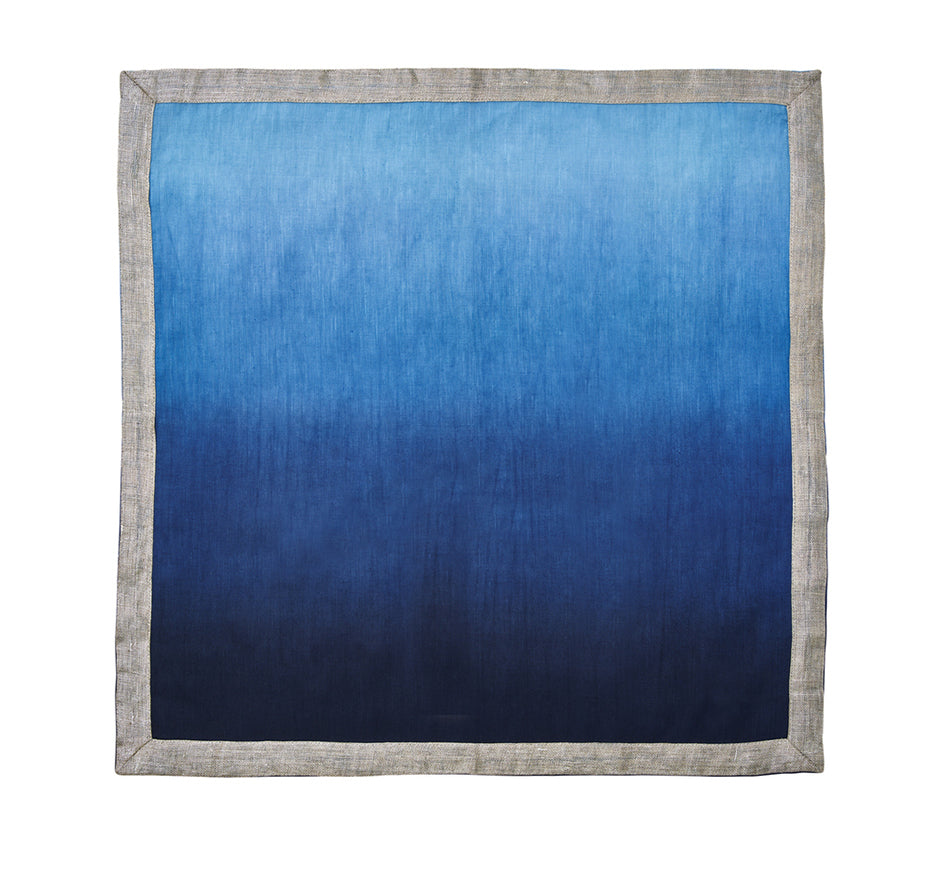 Dip Dye Napkin in Navy (Set of 4)