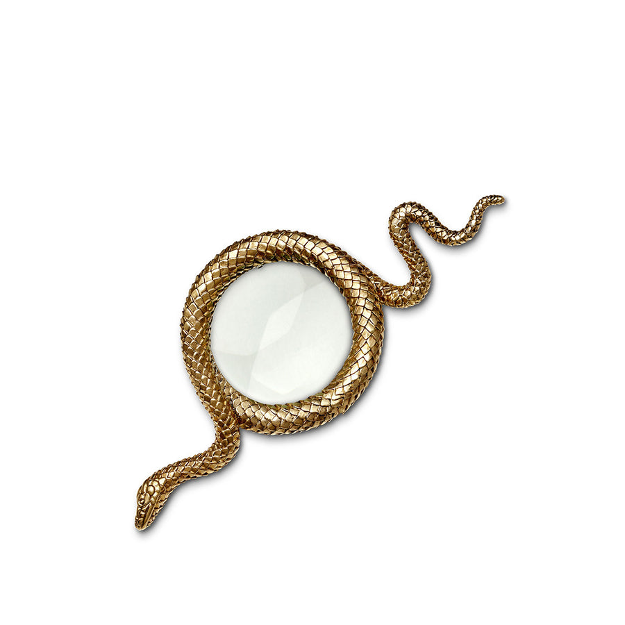 Snake Magnifying Glass Gold