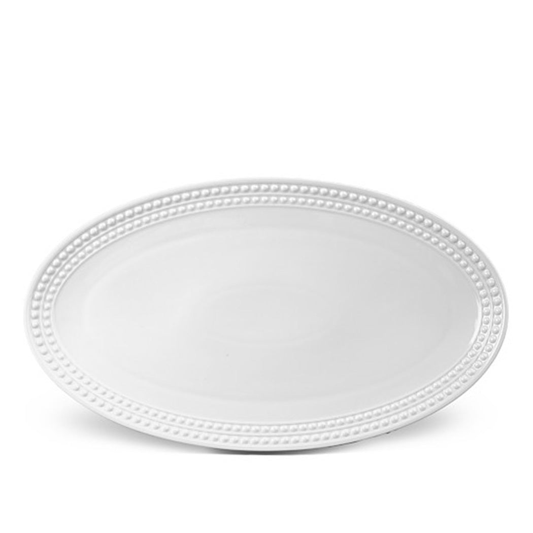 Perlee White Oval Large Platter
