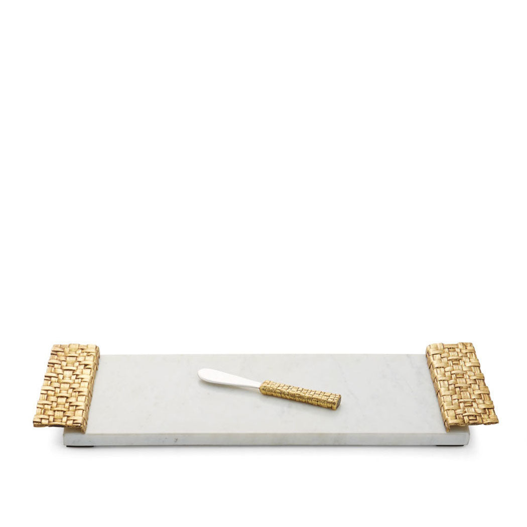 Palm Cheese Board with Spreader