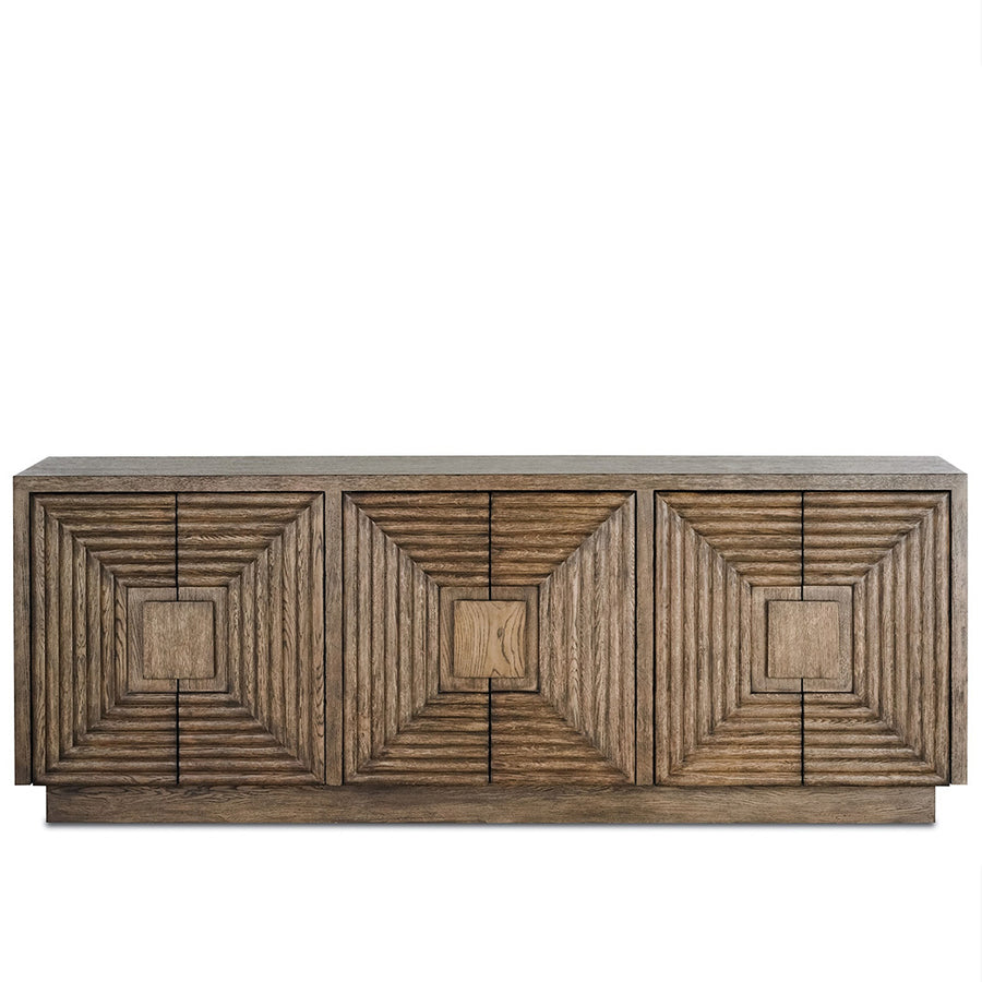 Distressed Cocoa Credenza