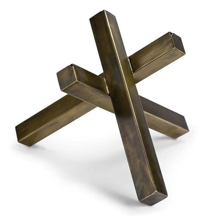 Intersecting Brass Sculpture