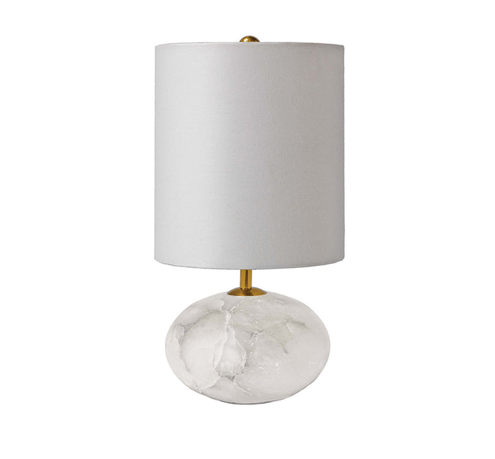 Alabaster Mini Orb Table Lamp