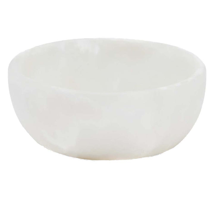 Hugo White Swirled Pinch Bowls