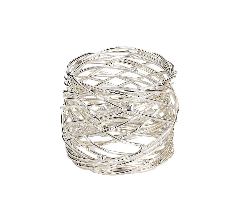 Tara Mesh Napkin Rings (Set of 2)