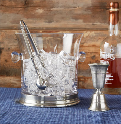 Crystal Ice Bucket With Handles