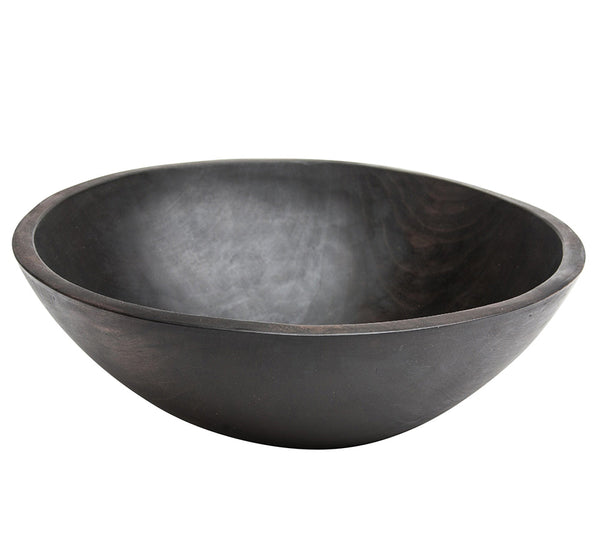Round Black Ebonized Bowls