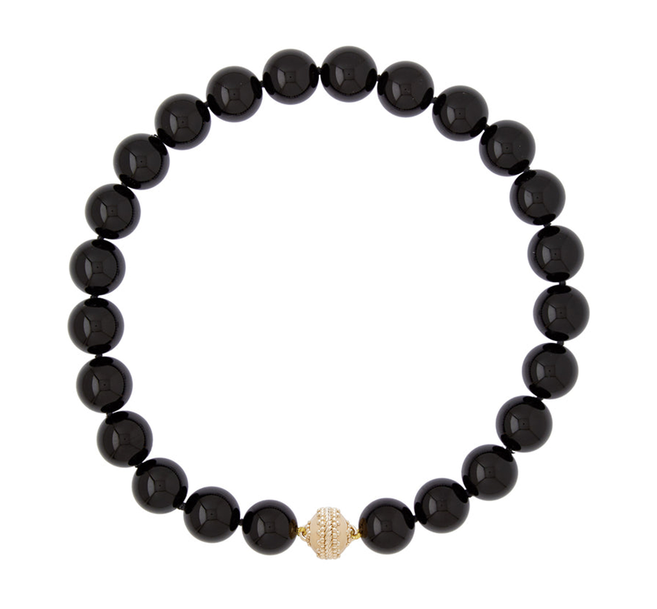 VICTOIRE BLACK ONYX 16MM NECKLACE