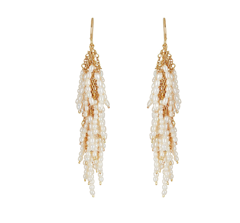 Pearl Firecracker Earrings