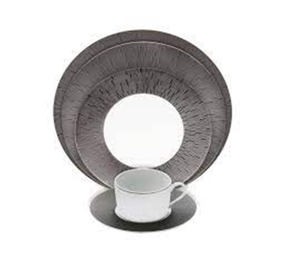 Infini Dinnerware Collection in Gris/Dark Grey