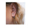 Diamond Double Star Stud Earrings