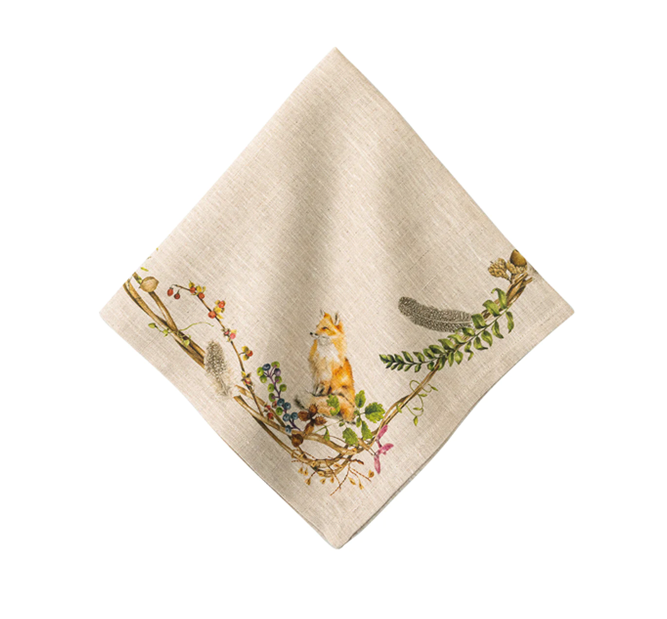 Forest Walk Animals Napkin (Set of 4)