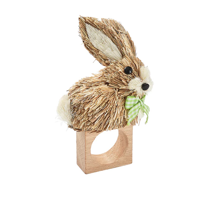 Hop Bunny Napkin Rings (Set Of 4)