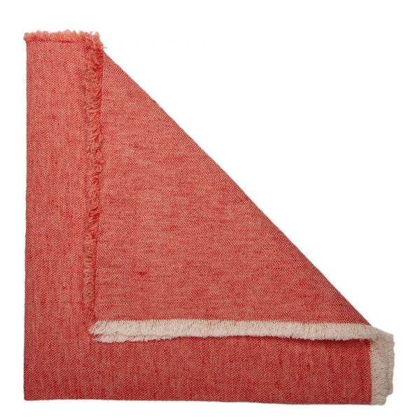 Fringed Edge Napkin (Set of 4, Available in 11 Colors)