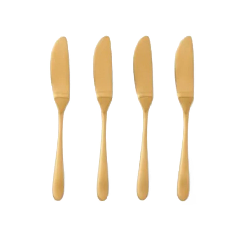 Gold Cheese Spreaders (Set Of 4)