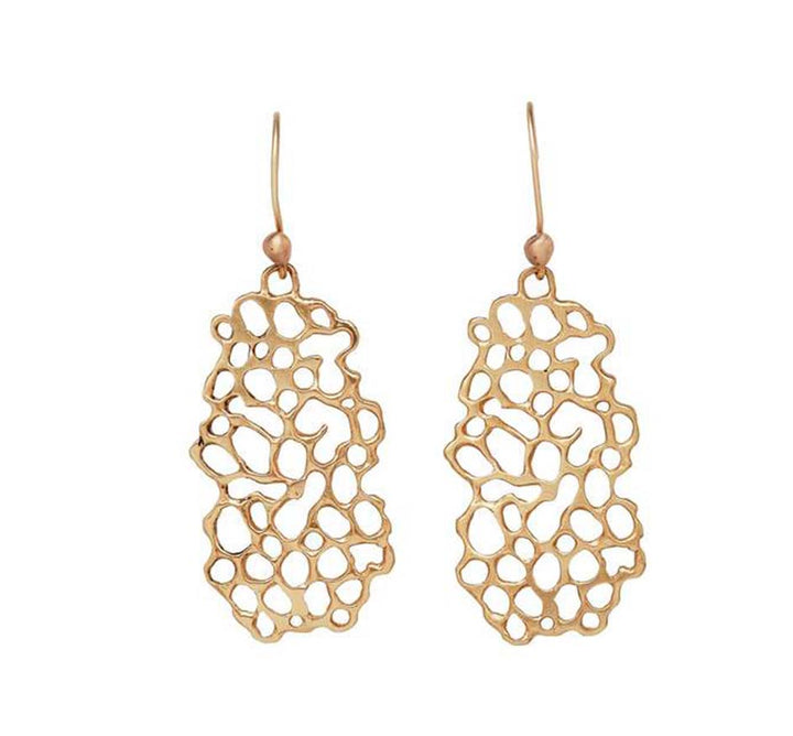 Molecule Bronze Earring