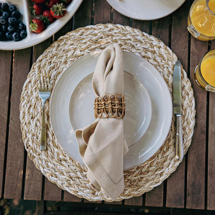 DELETE BOTH Woven Straw Placemat (Available in 2 Colors)