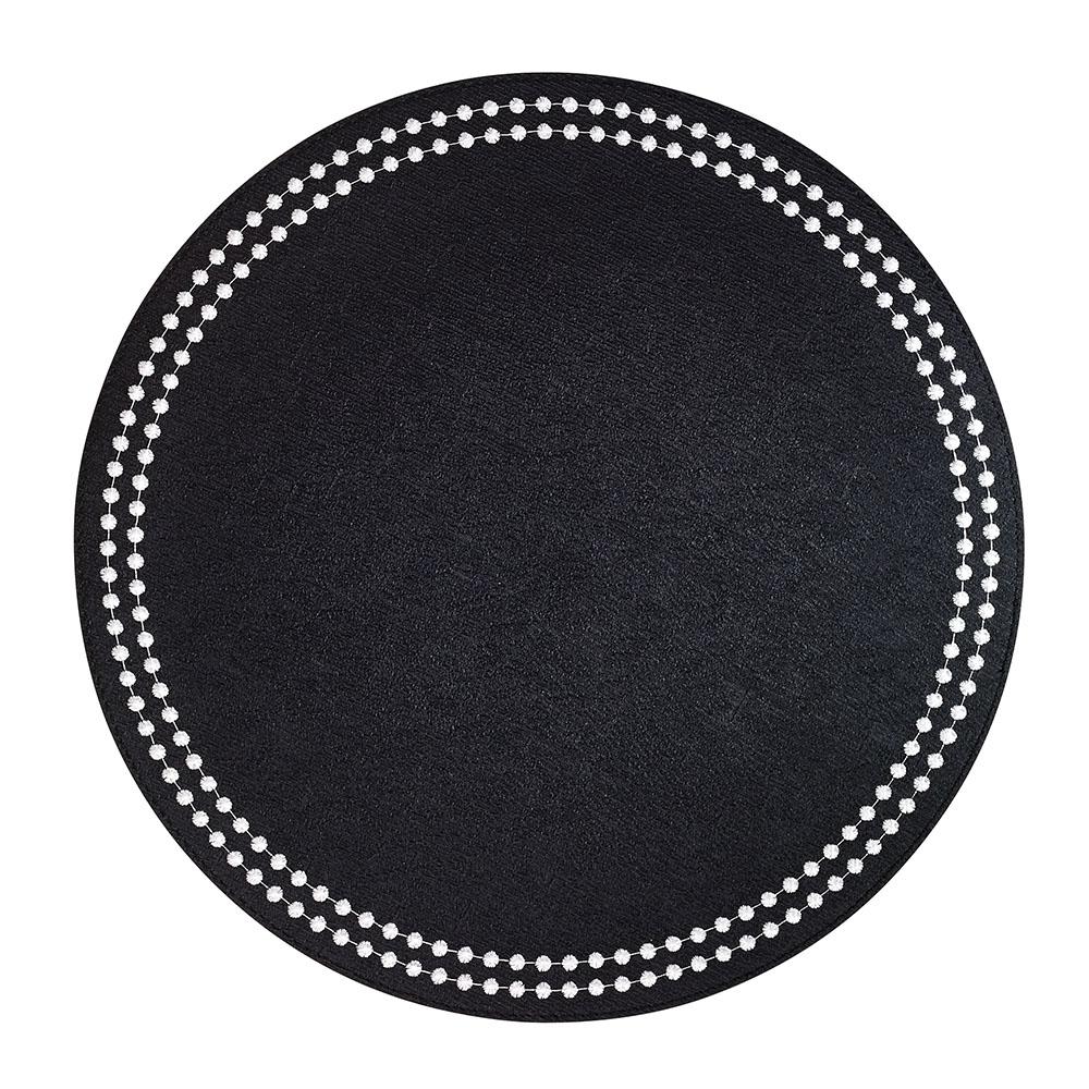 Round Pearl Placemats (Set of 4, Available in 8 Colors)