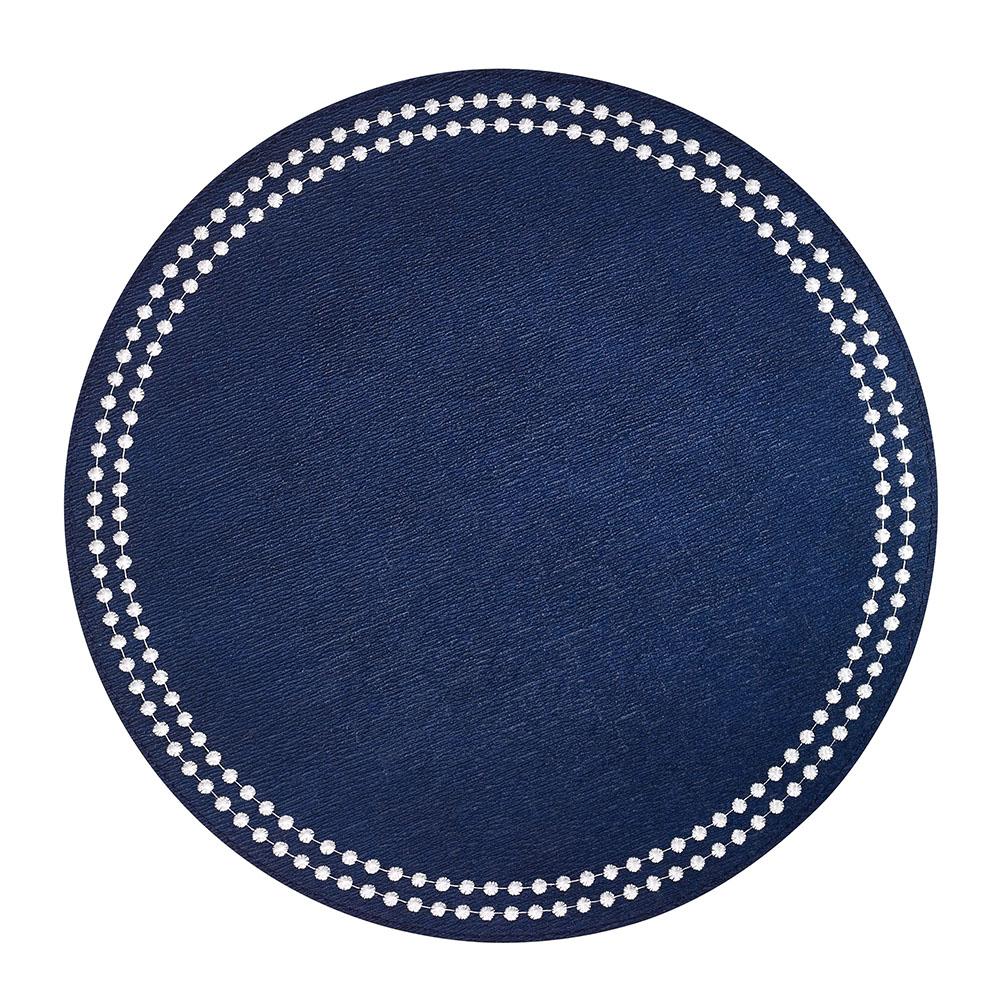 Round Pearl Placemats (Set of 4, Available in 8 Colors)