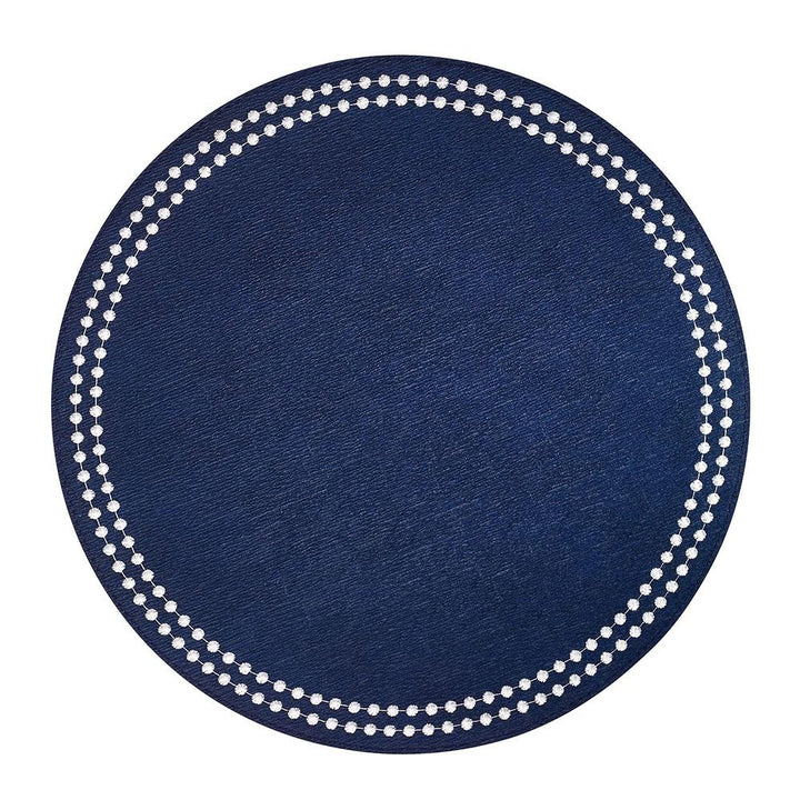 Round Pearl Placemats (Set of 4, Available in 8 Colors)